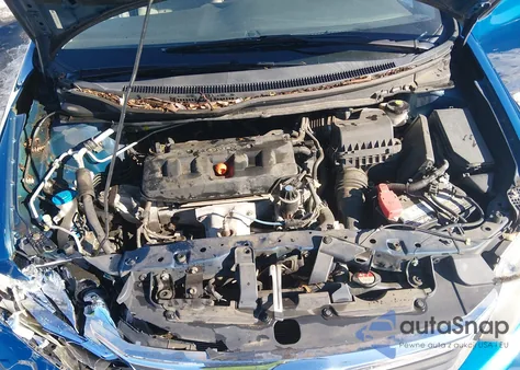 2012 Honda Civic Lx из США, поврежденный, VIN 19XFB2F52CE026579